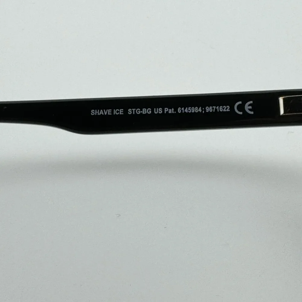 Maui Jim‎ Shave Ice MJ533-02 Black Polished Polarized Sunglasses H12462